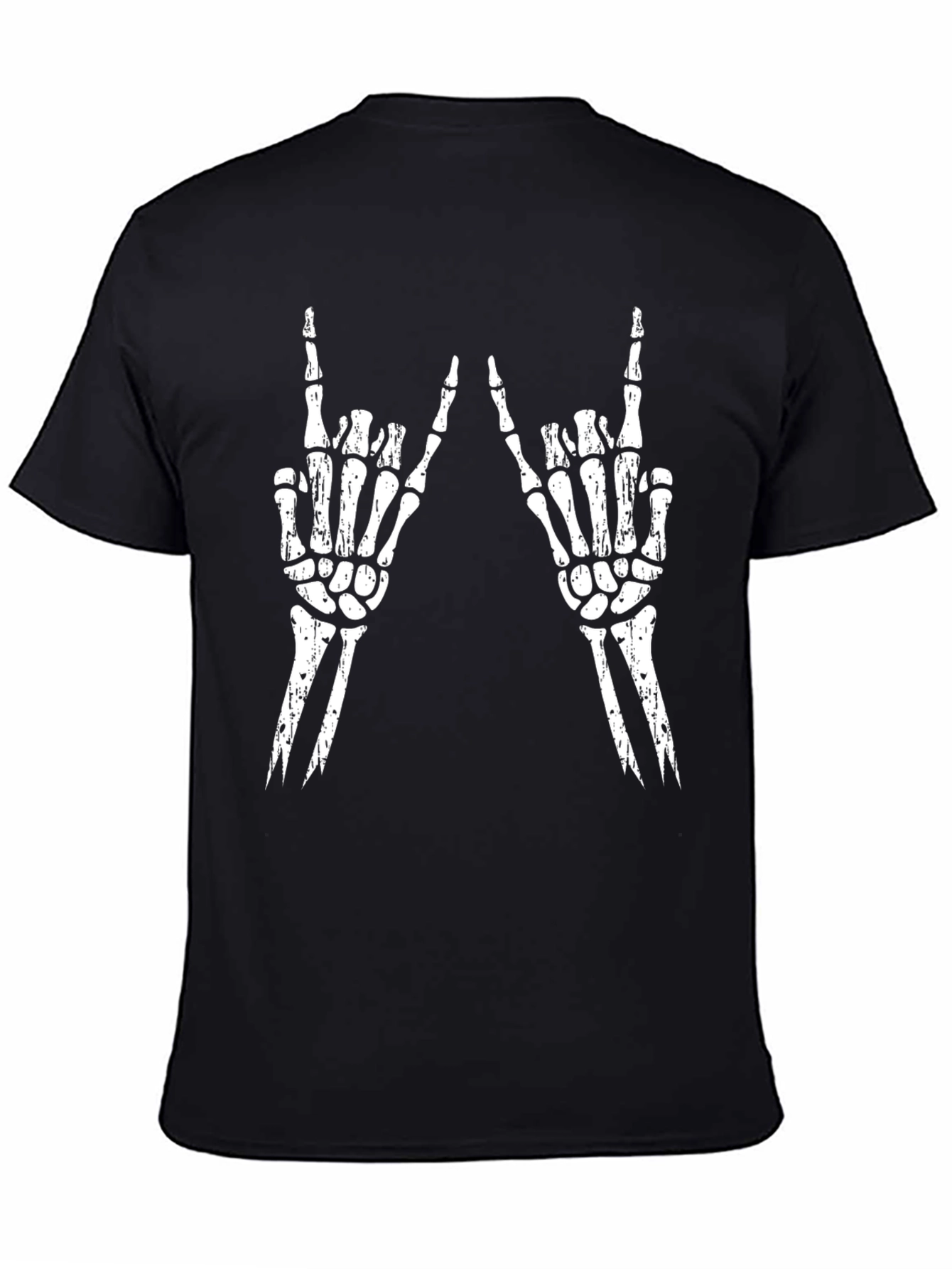 Rock On Skeleton Hand T-Shirt