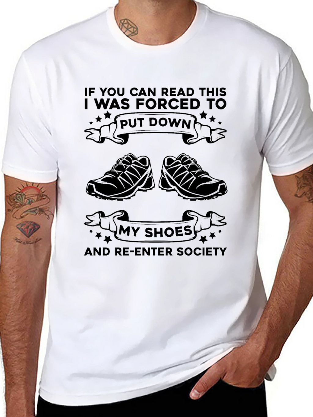 Forced to Put Down My Shoes T-Shirt