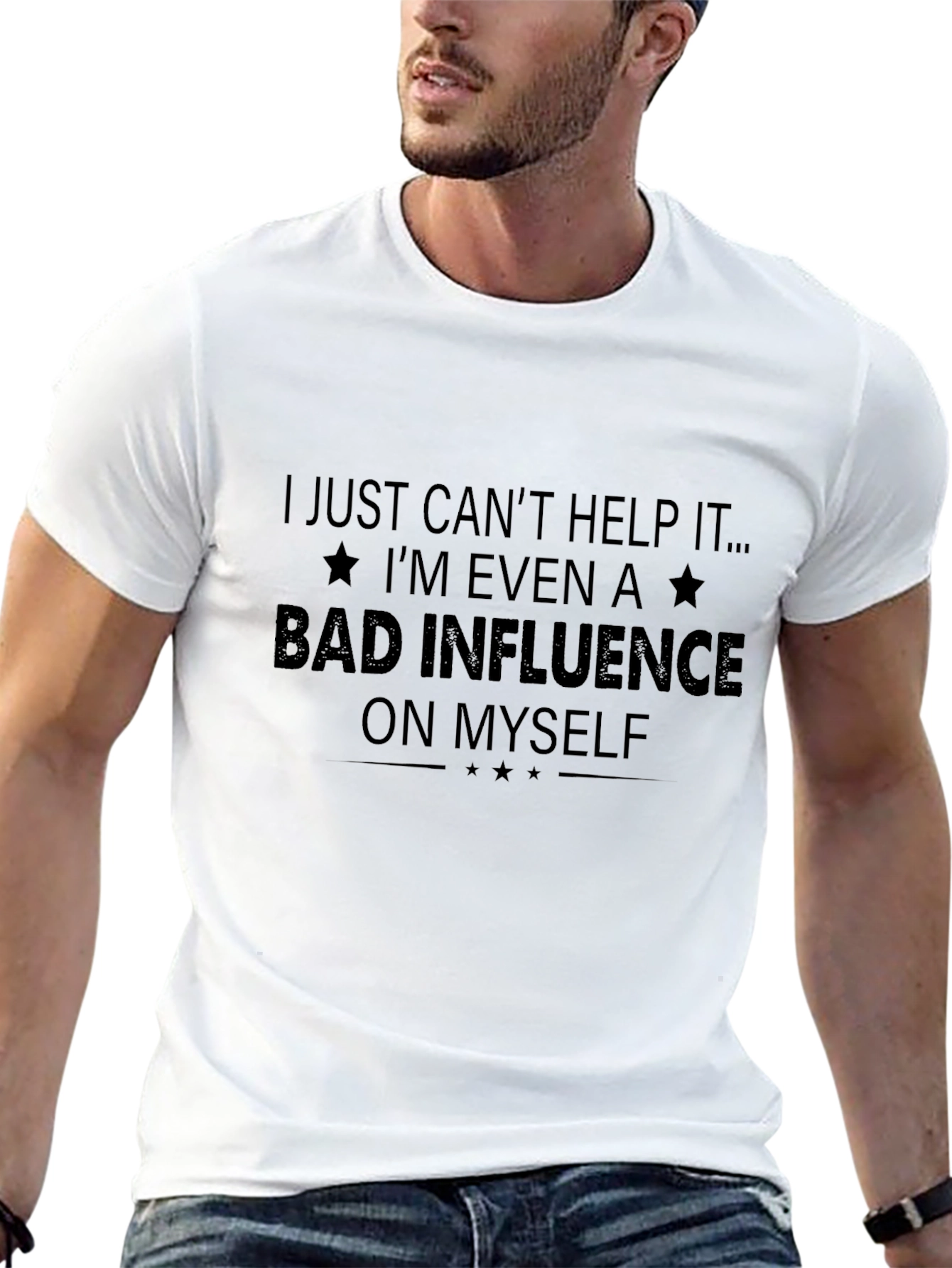 Bad Influence Graphic Tee - Sarcastic Statement Shirt