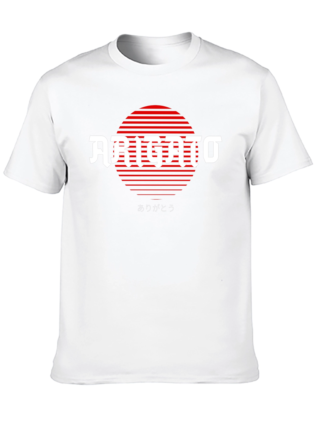 Arigato Graphic Tee - Japanese Style Thank You Shirt