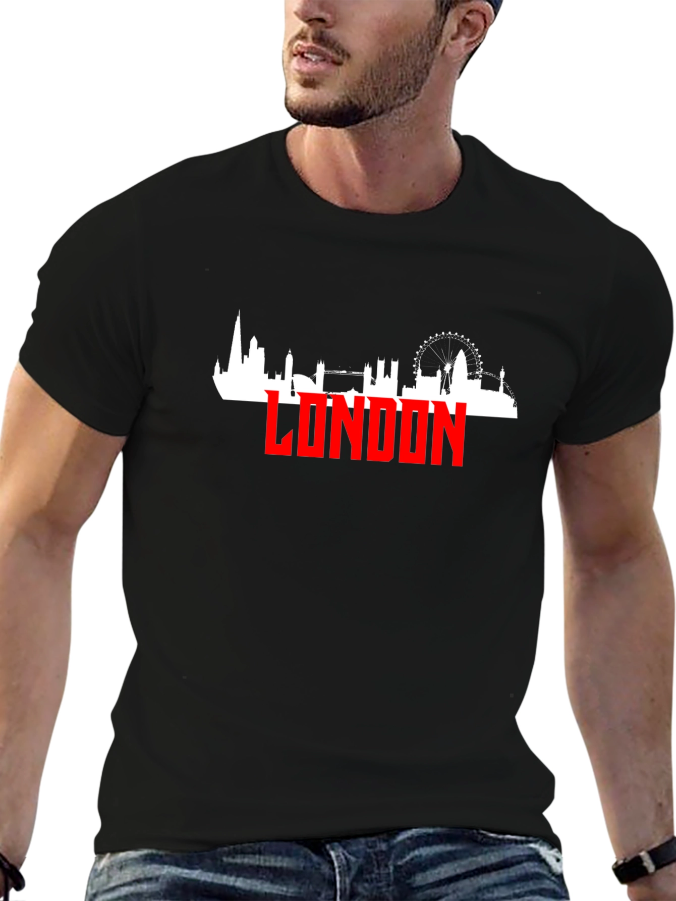 London Skyline Graphic Tee - Cityscape T-Shirt