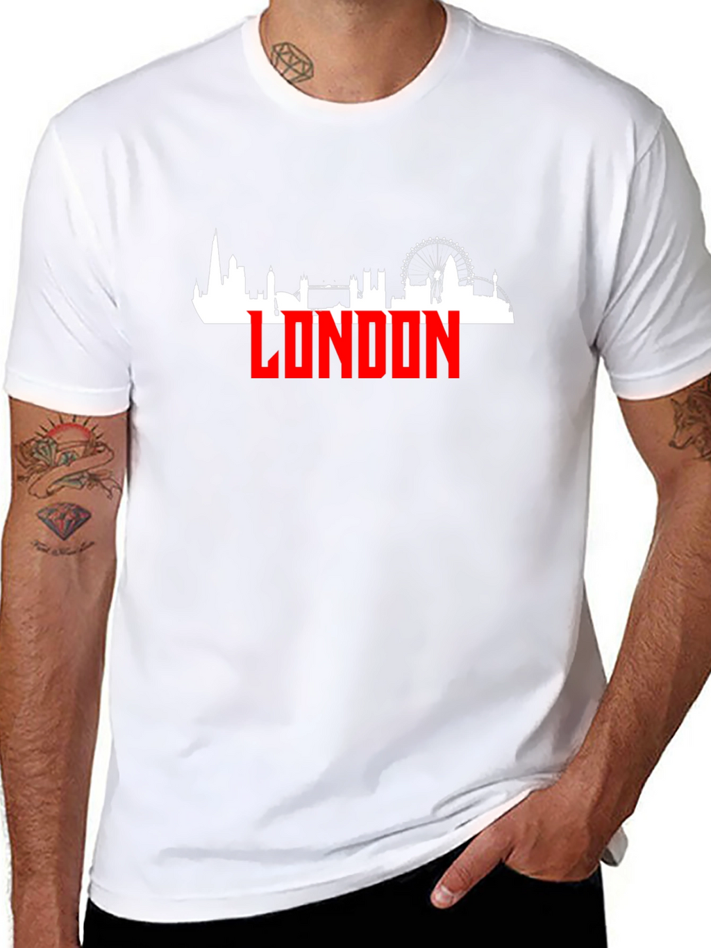 London Skyline Graphic Tee - Cityscape T-Shirt