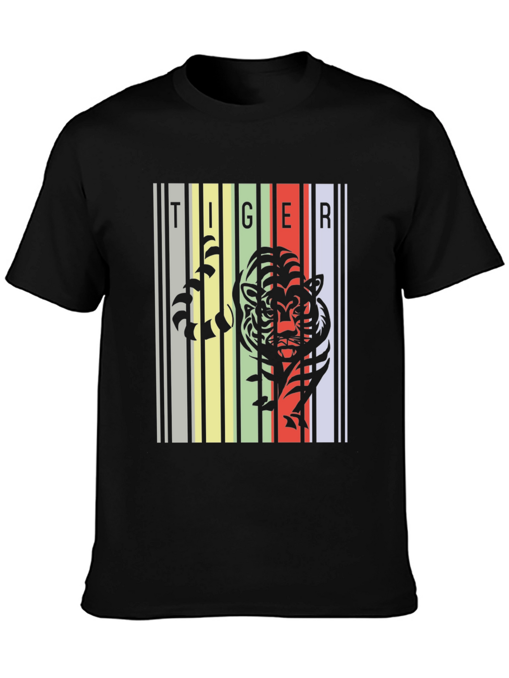 Tiger Graphic Print Tee - Stylish Urban Design