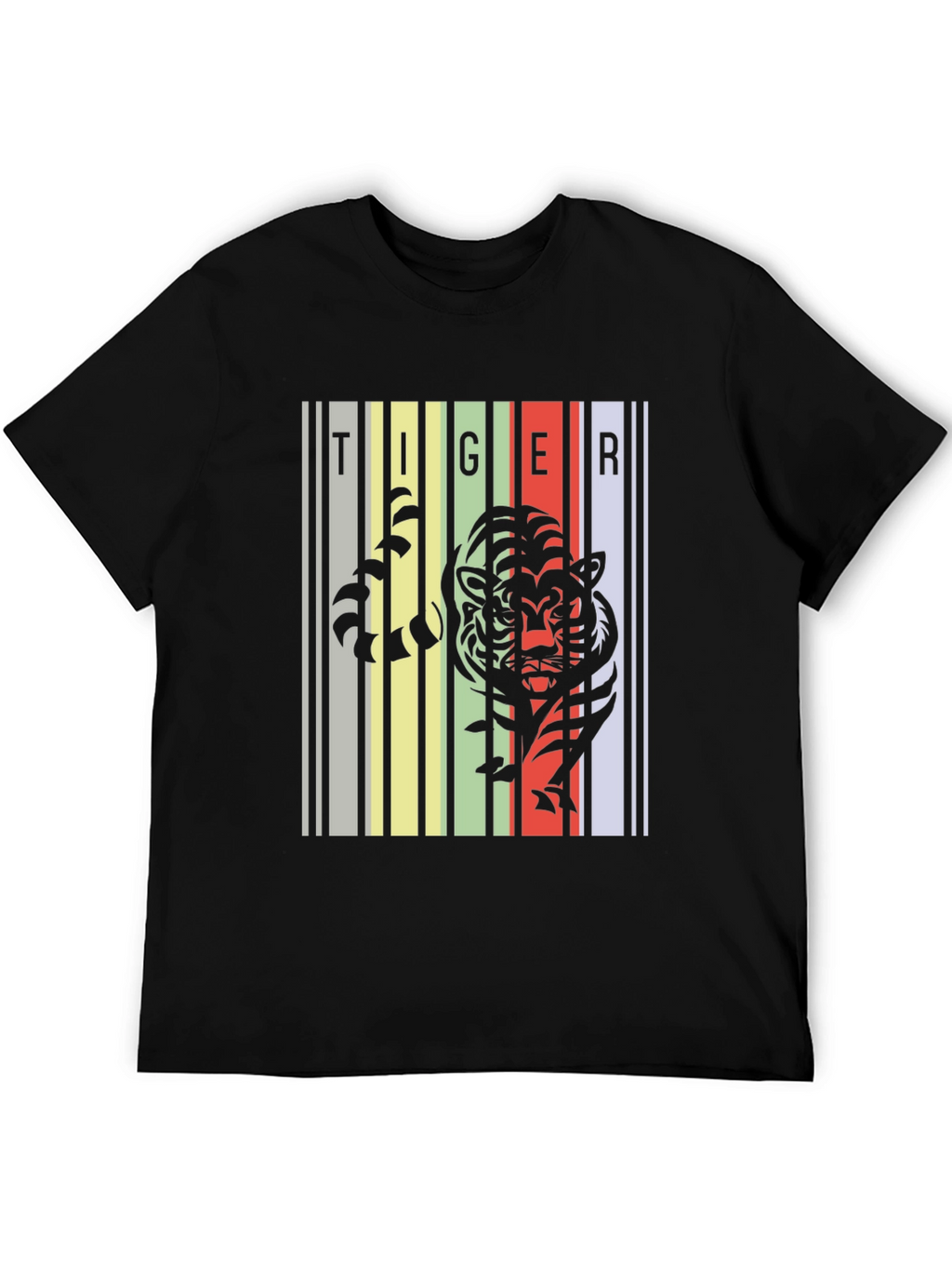 Tiger Graphic Print Tee - Stylish Urban Design