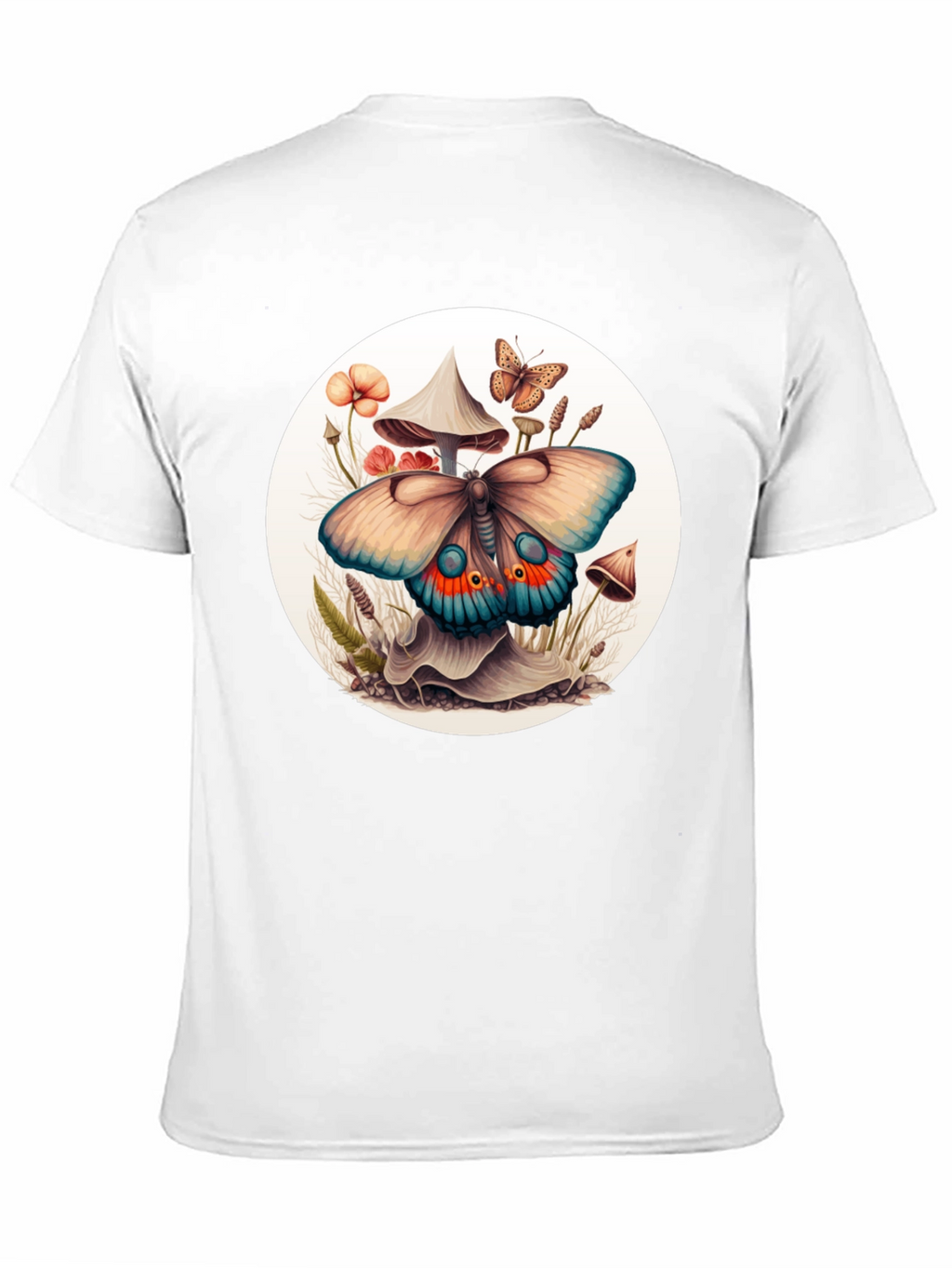 Mushroom Butterfly Graphic Tee