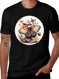 Mushroom Butterfly Graphic Tee