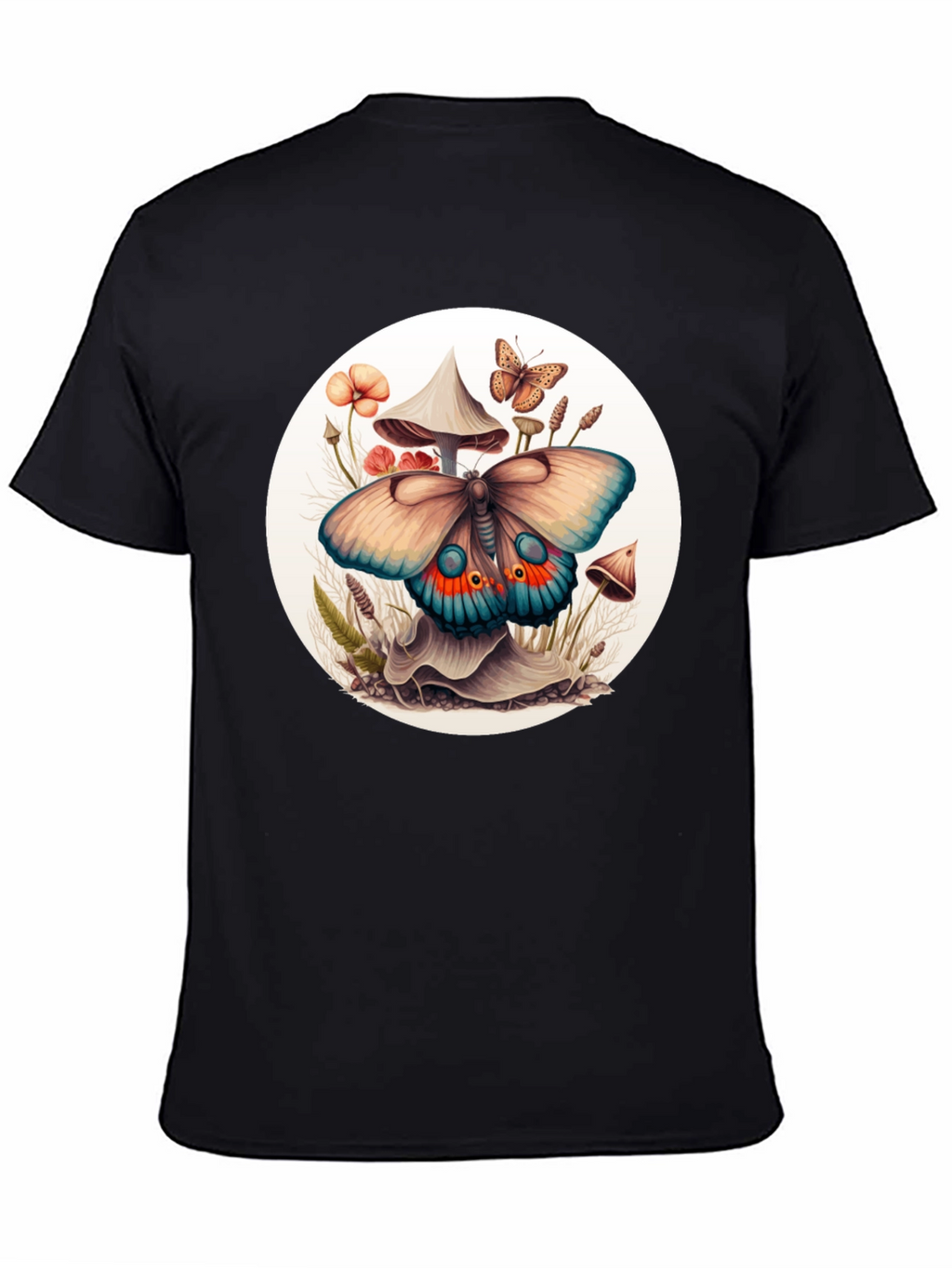 Mushroom Butterfly Graphic Tee