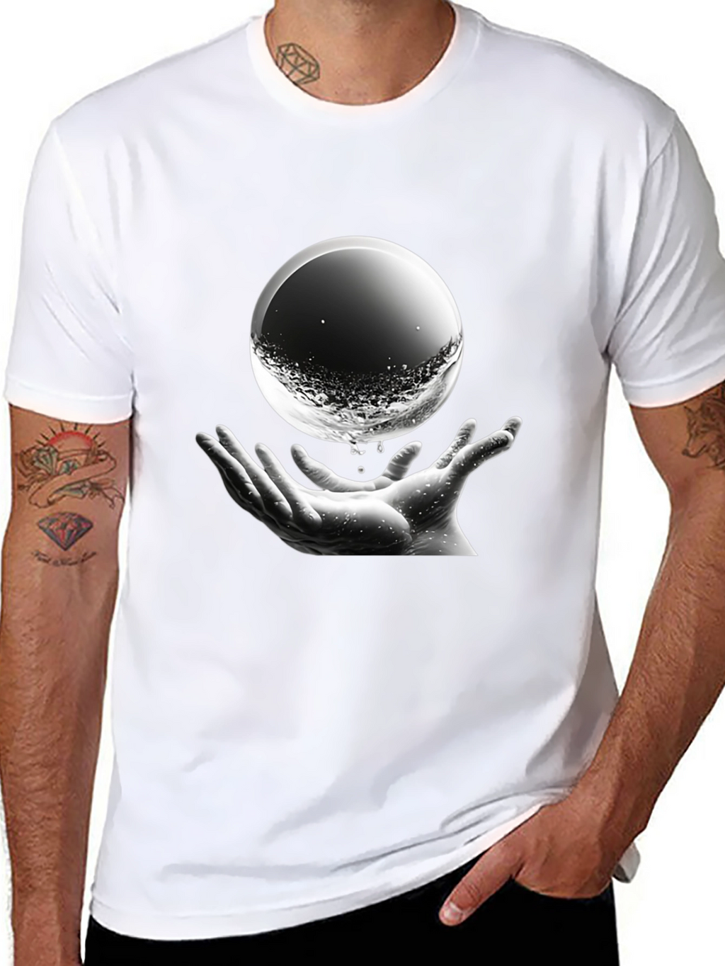 Surreal Sphere Graphic Tee