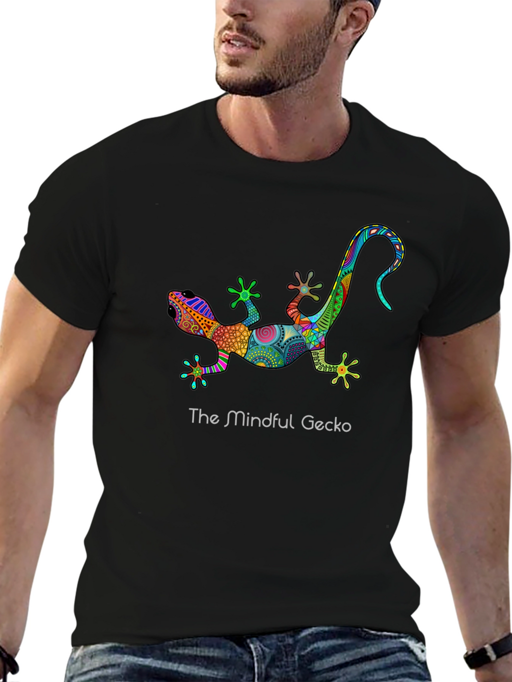 Mindful Gecko Graphic T-Shirt