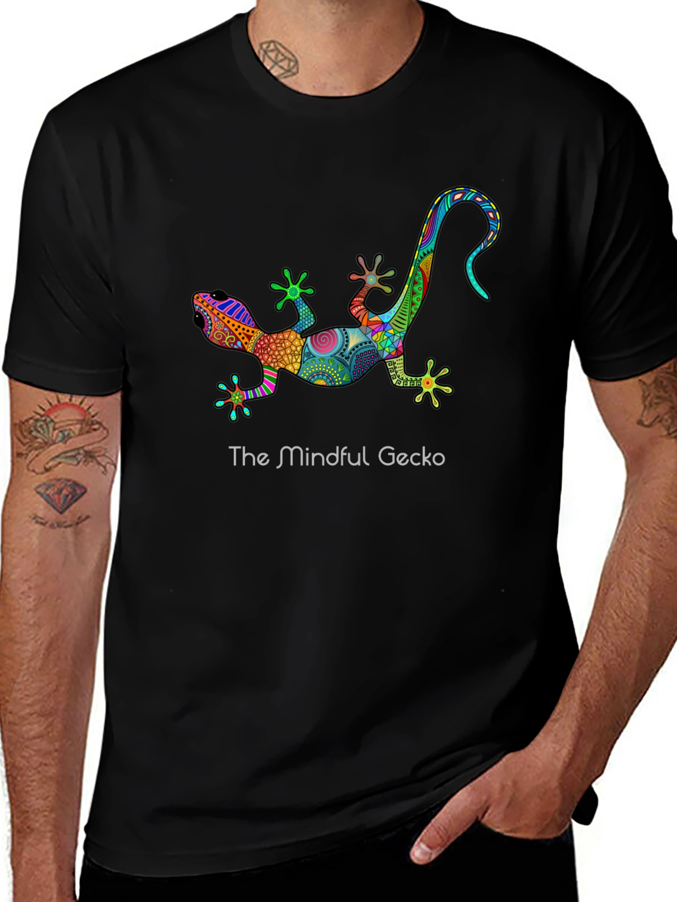 Mindful Gecko Graphic T-Shirt