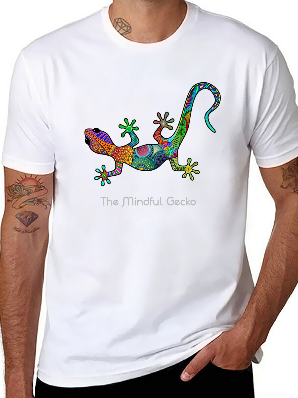 Mindful Gecko Graphic T-Shirt