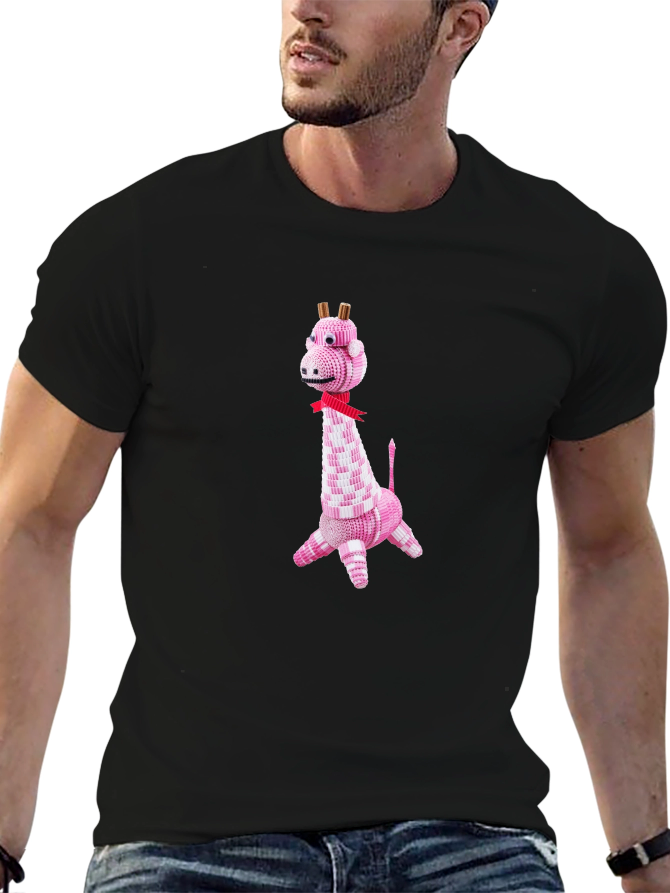 Giraffe Graphic Tee - Unique Animal Design T-Shirt