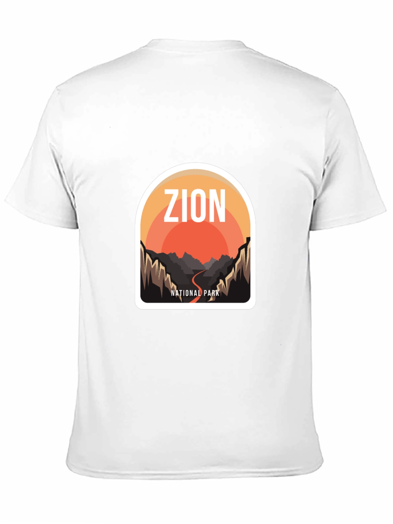 Zion National Park Graphic Tee - Black