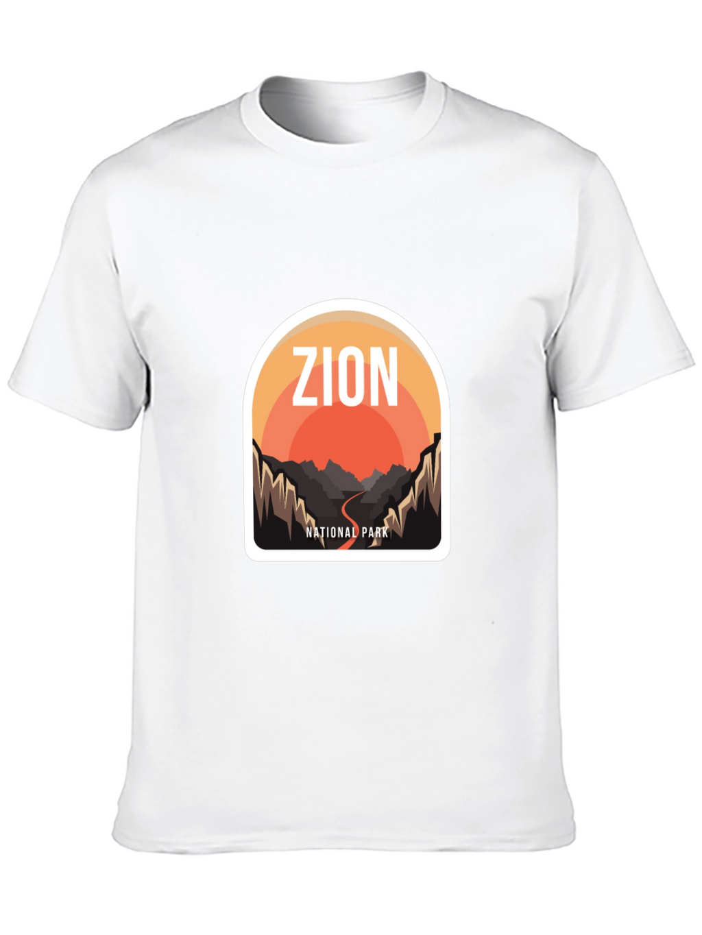 Zion National Park Graphic Tee - Black
