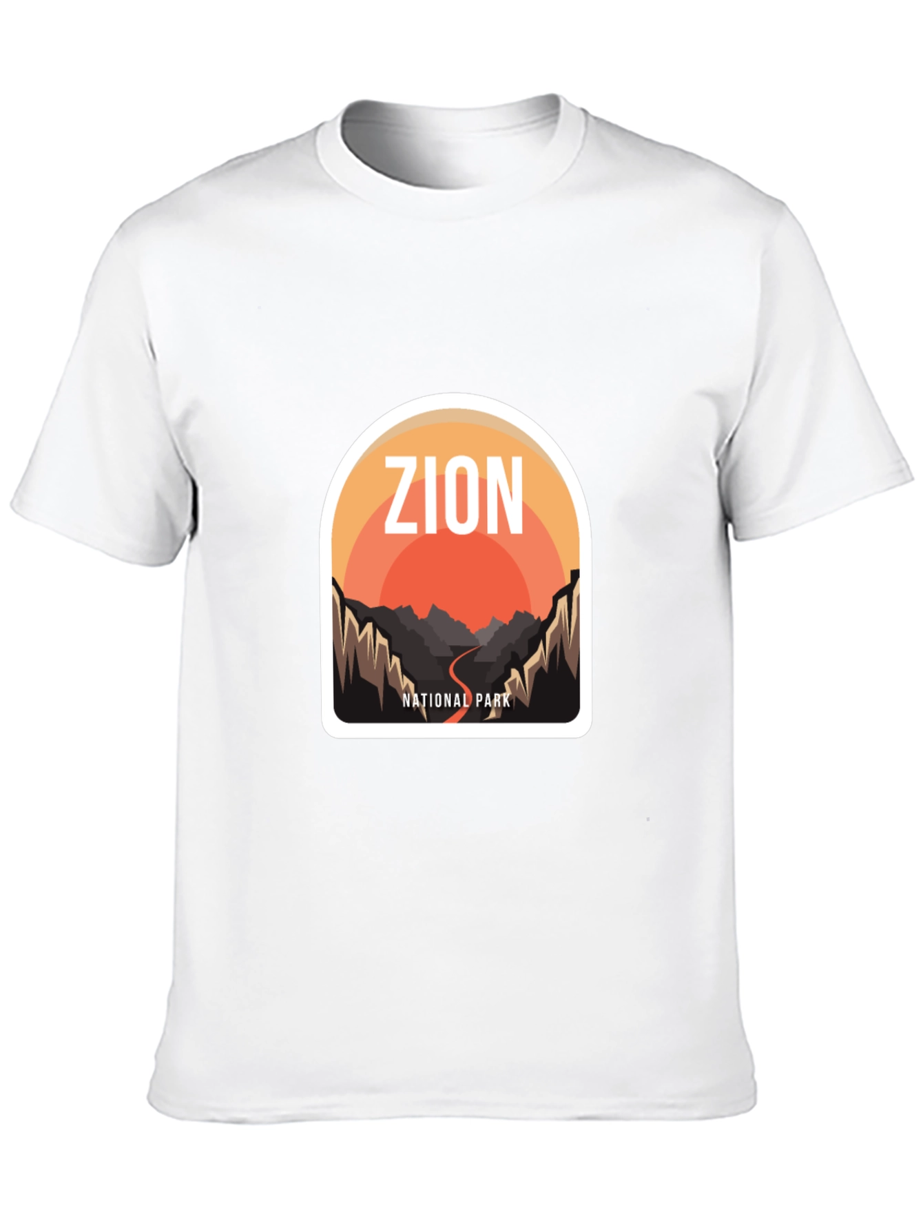 Zion National Park Graphic Tee - Black