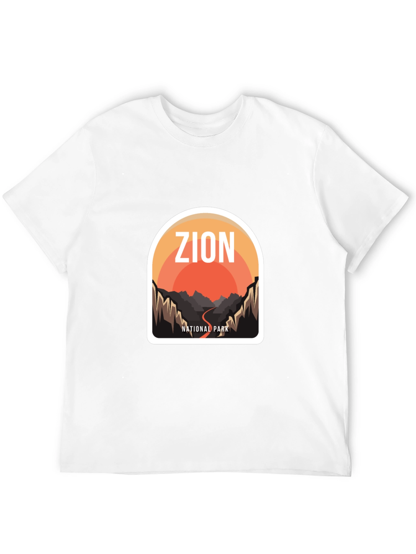 Zion National Park Graphic Tee - Black