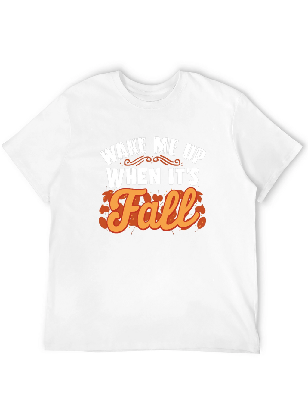 Wake Me Up When Its Fall Black Graphic Tee