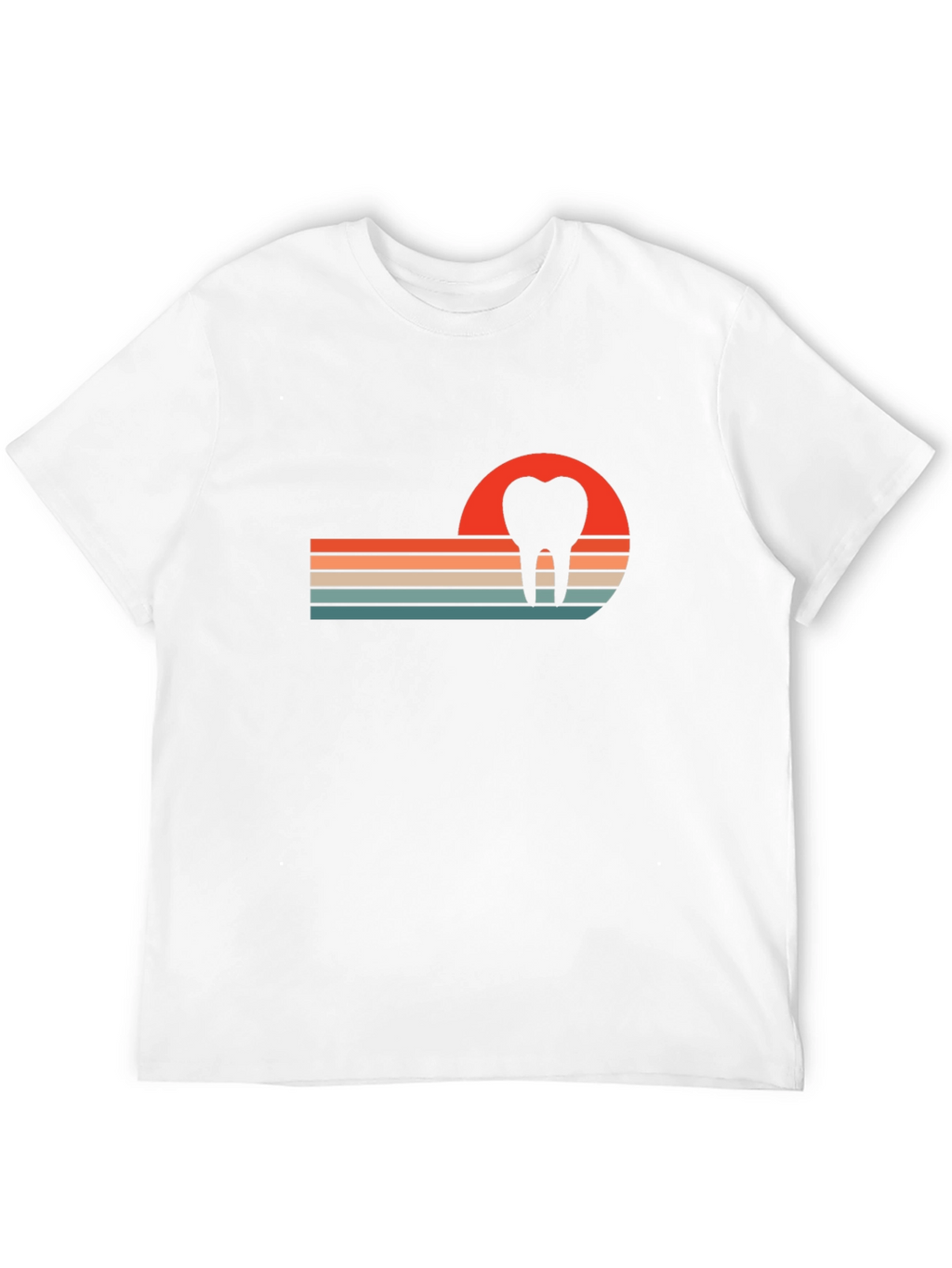 Retro Dental Sunset T-Shirt - Dentist Gift