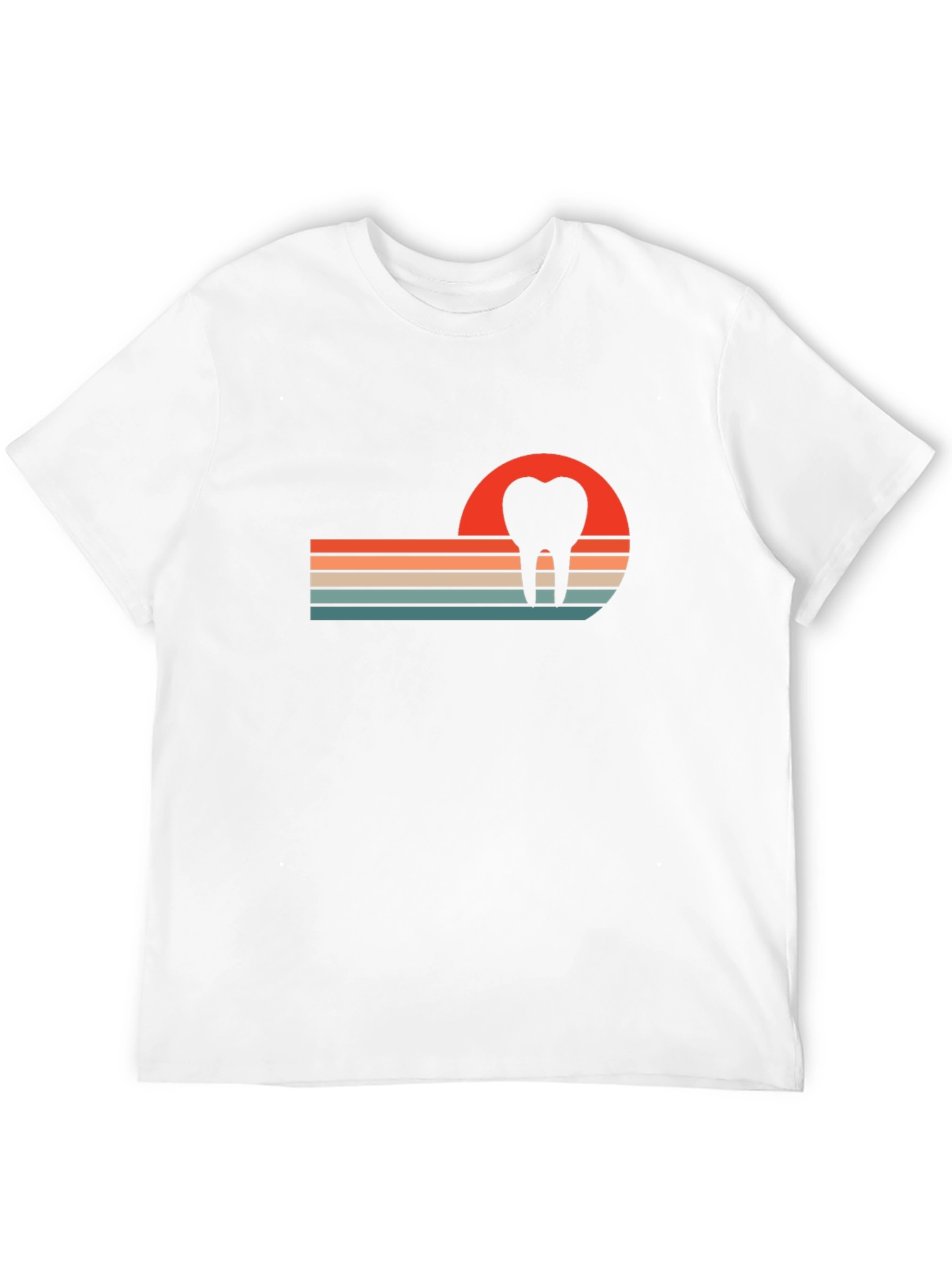 Retro Dental Sunset T-Shirt - Dentist Gift