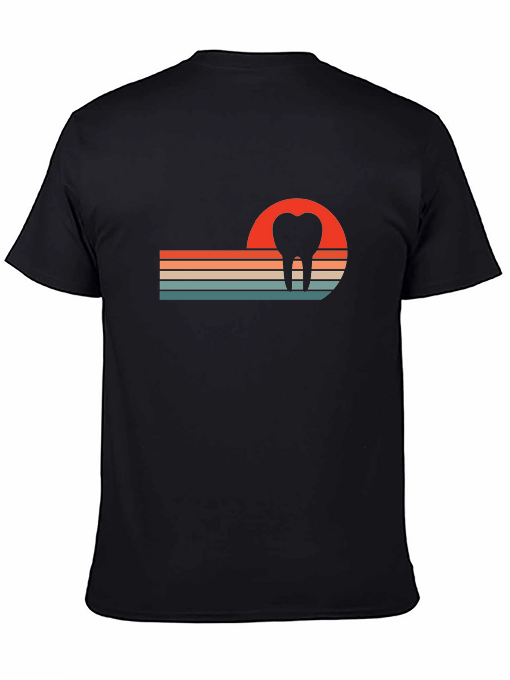 Retro Dental Sunset T-Shirt - Dentist Gift