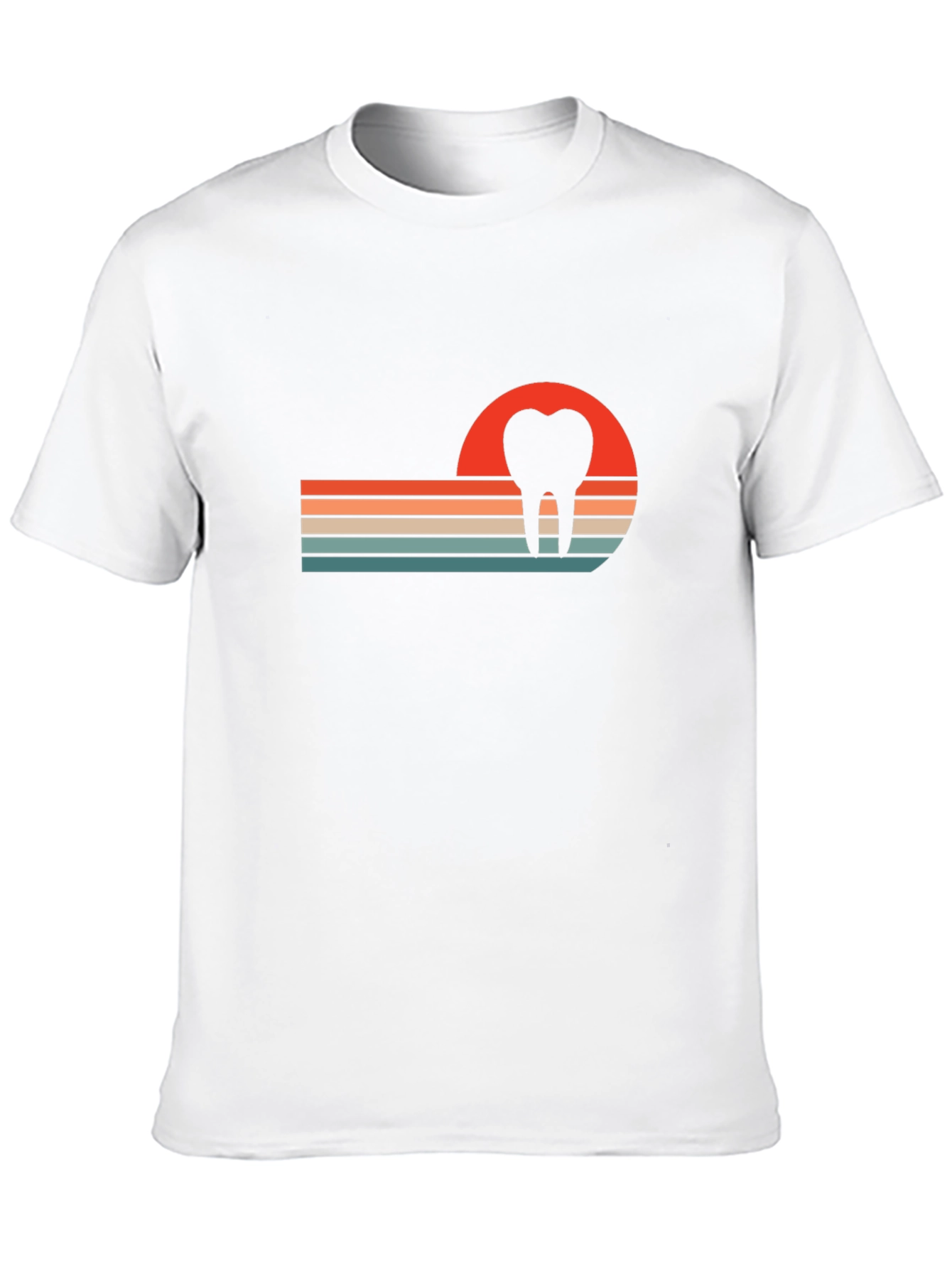 Retro Dental Sunset T-Shirt - Dentist Gift