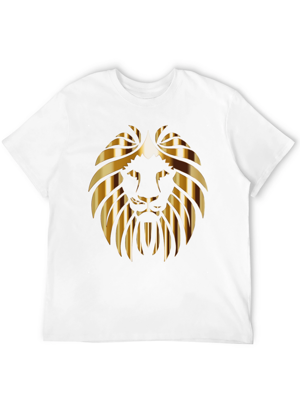 Golden Lion Graphic Black T-Shirt