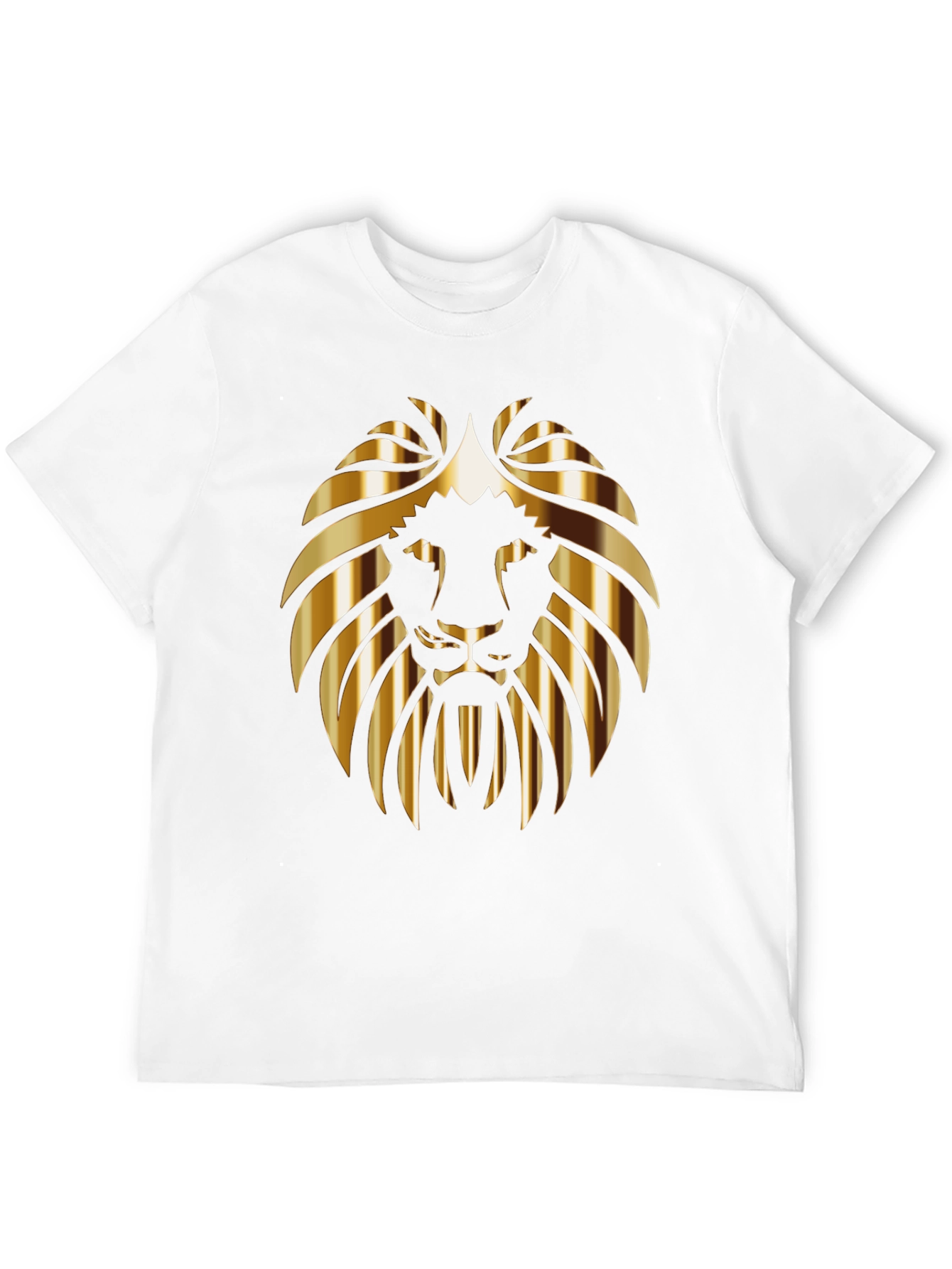 Golden Lion Graphic Black T-Shirt