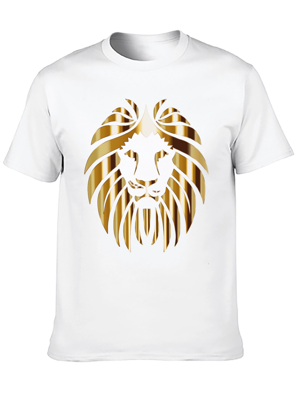Golden Lion Graphic Black T-Shirt