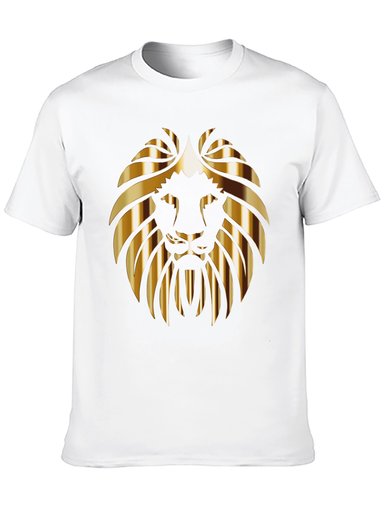 Golden Lion Graphic Black T-Shirt
