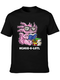 Reads-O-Lotl Axolotl Book Lover T-Shirt