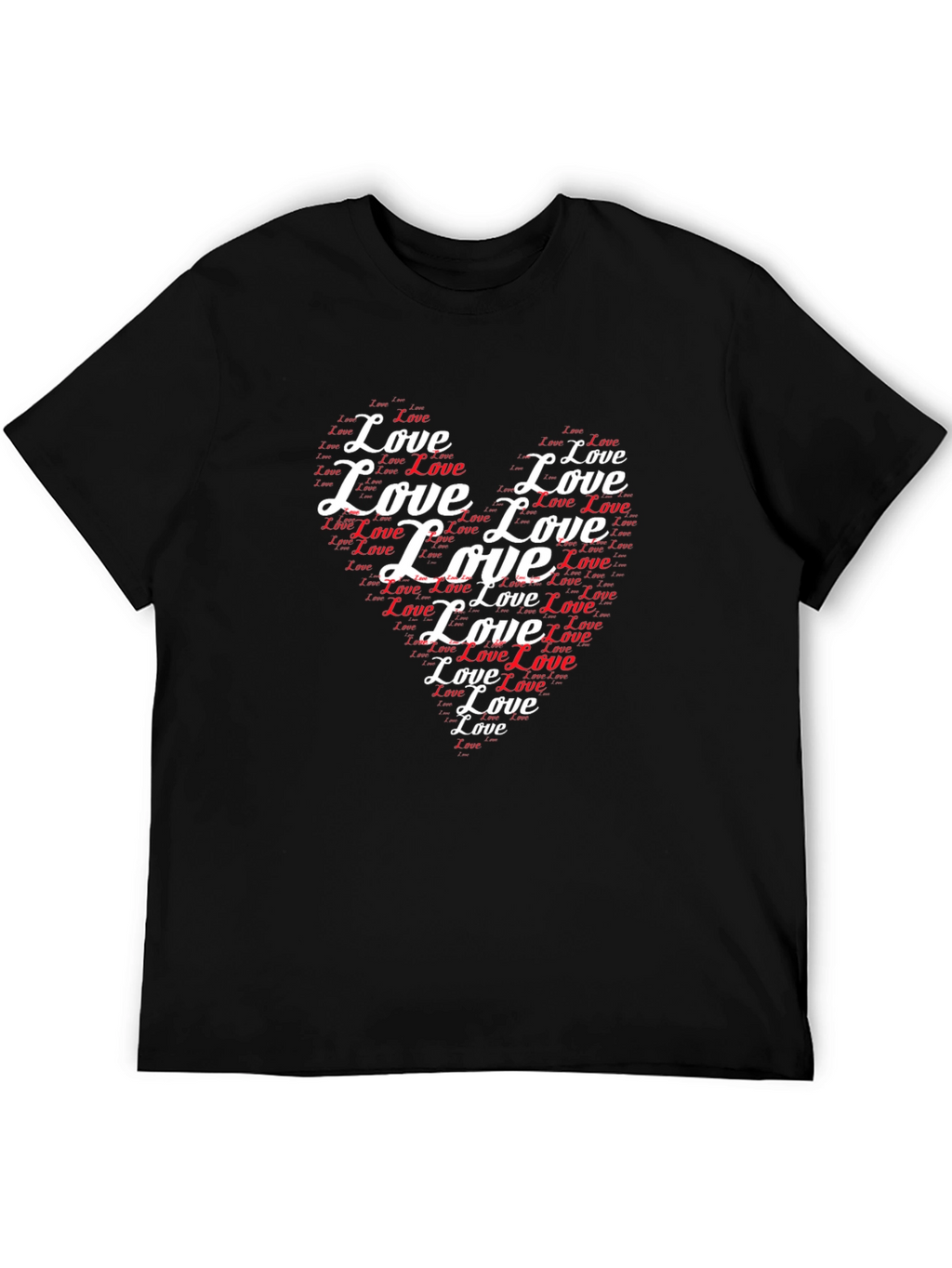 Love Heart Graphic T-Shirt - Stylish Valentines Day Tee