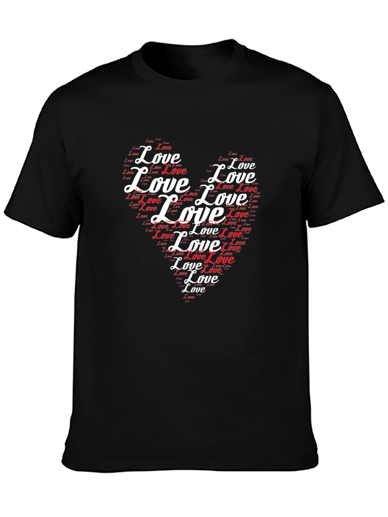 Love Heart Graphic T-Shirt - Stylish Valentines Day Tee