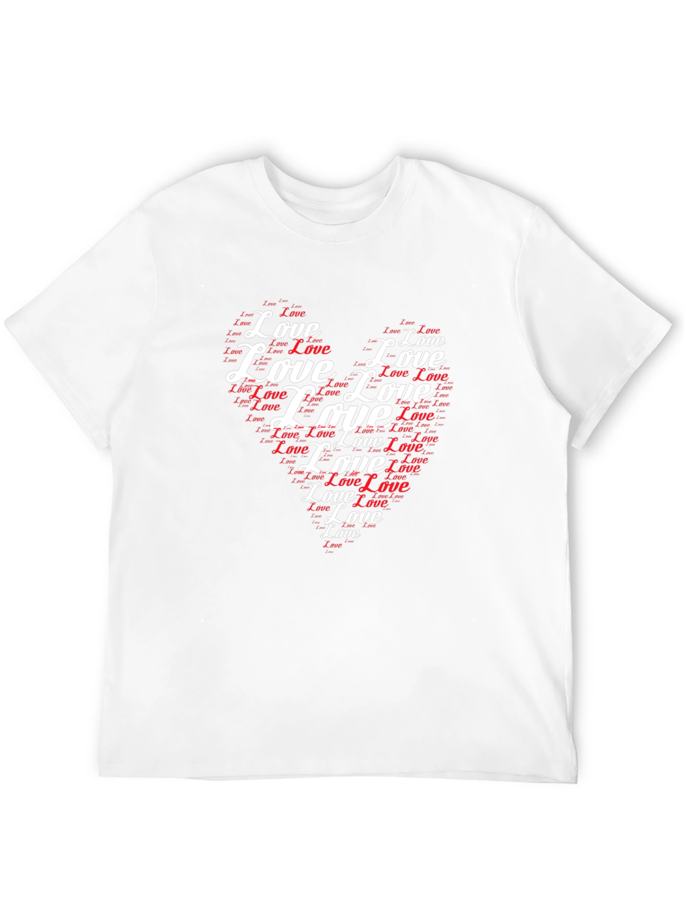 Love Heart Graphic T-Shirt - Stylish Valentines Day Tee