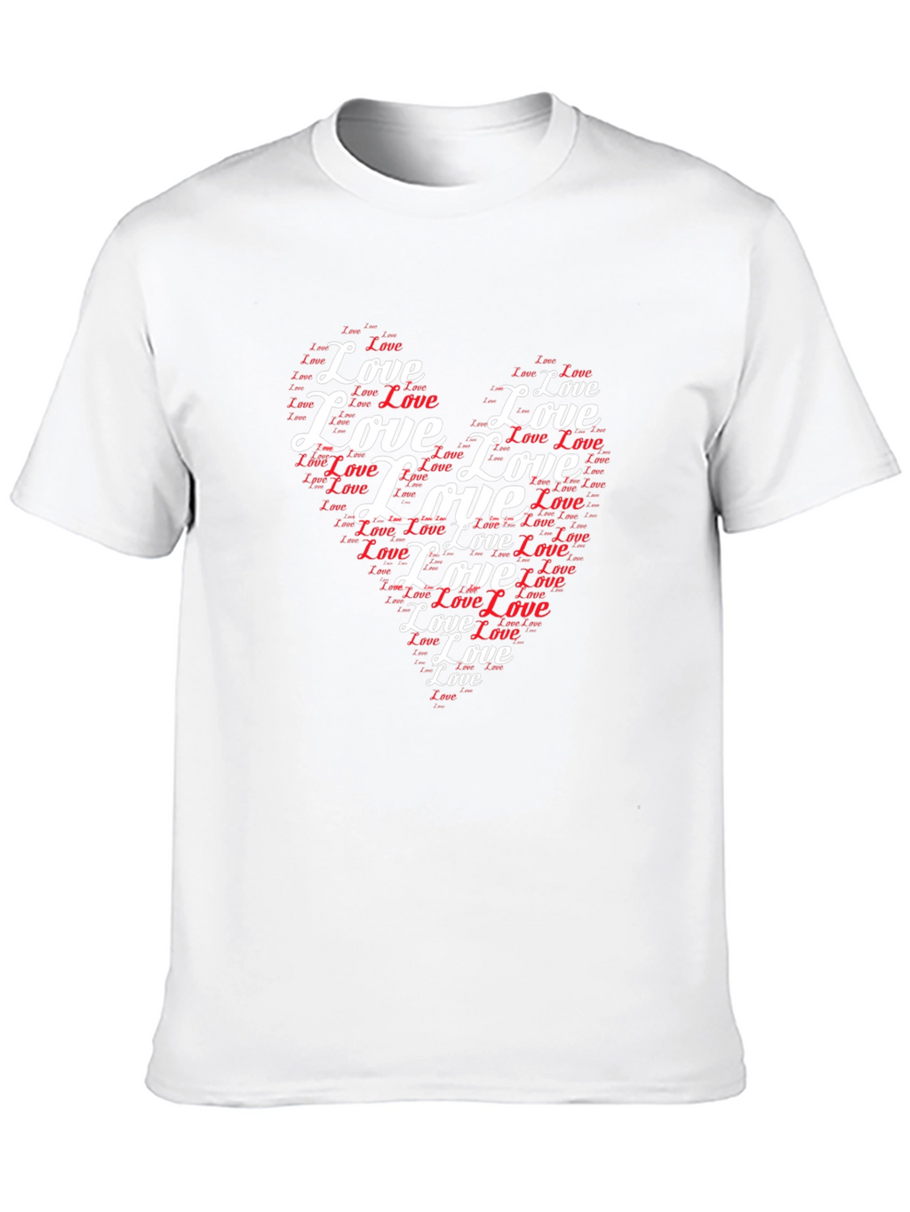Love Heart Graphic T-Shirt - Stylish Valentines Day Tee