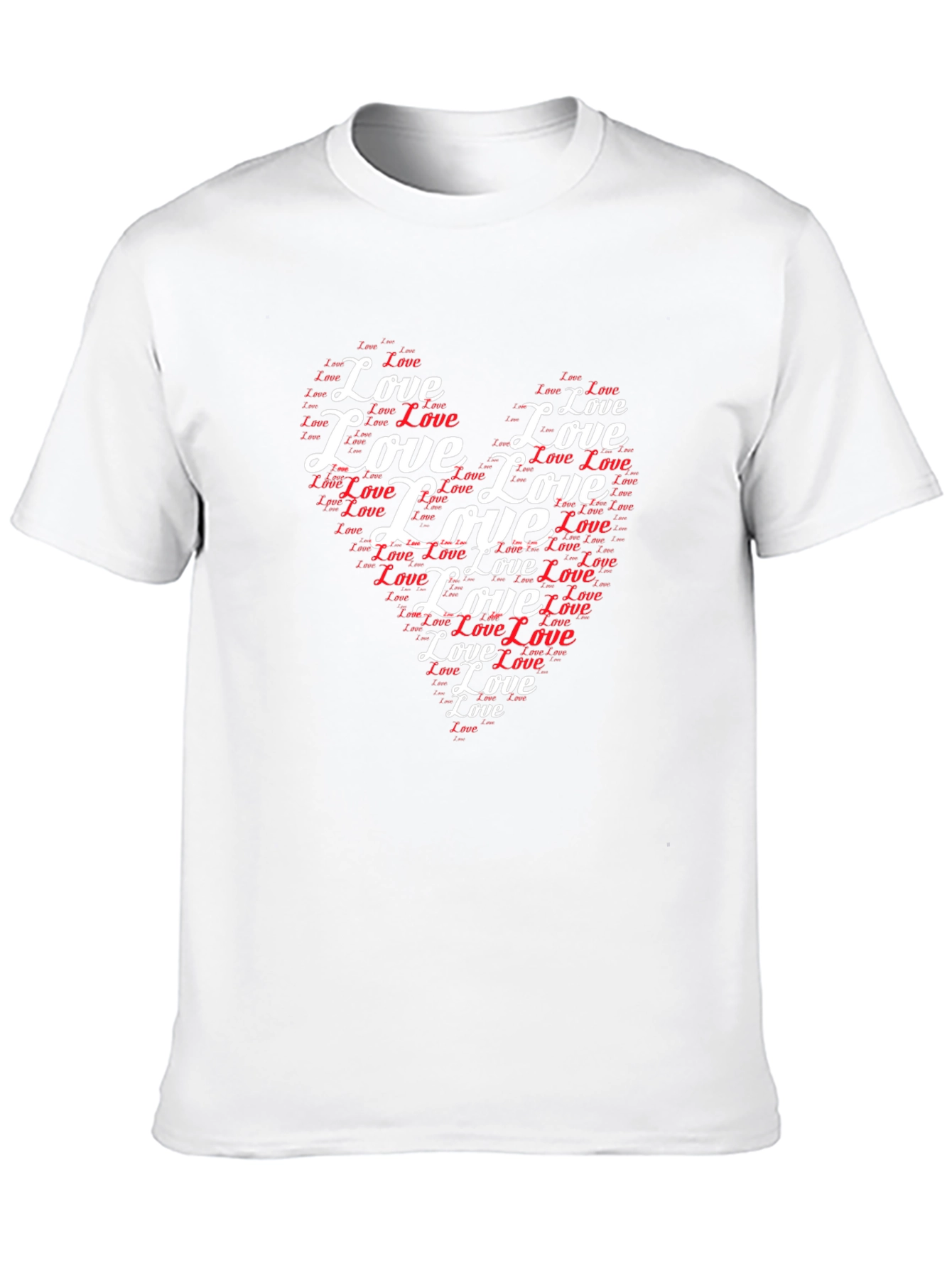 Love Heart Graphic T-Shirt - Stylish Valentines Day Tee