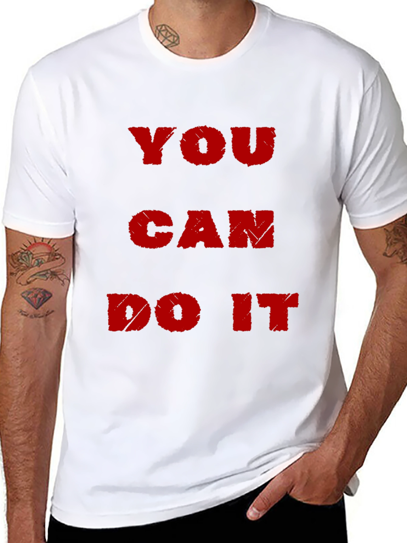Motivational YOU CAN DO IT Graphic Tee