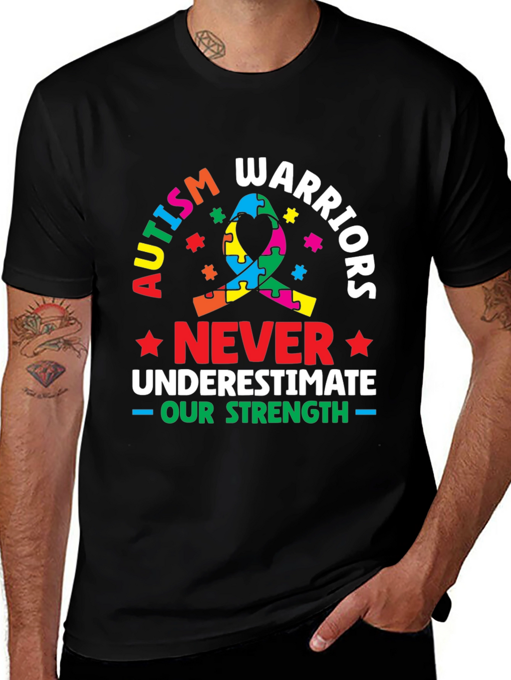 Autism Warriors T-Shirt - Never Underestimate