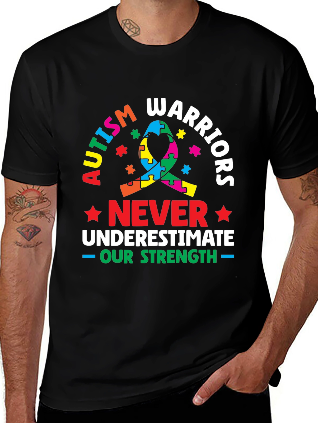 Autism Warriors T-Shirt - Never Underestimate