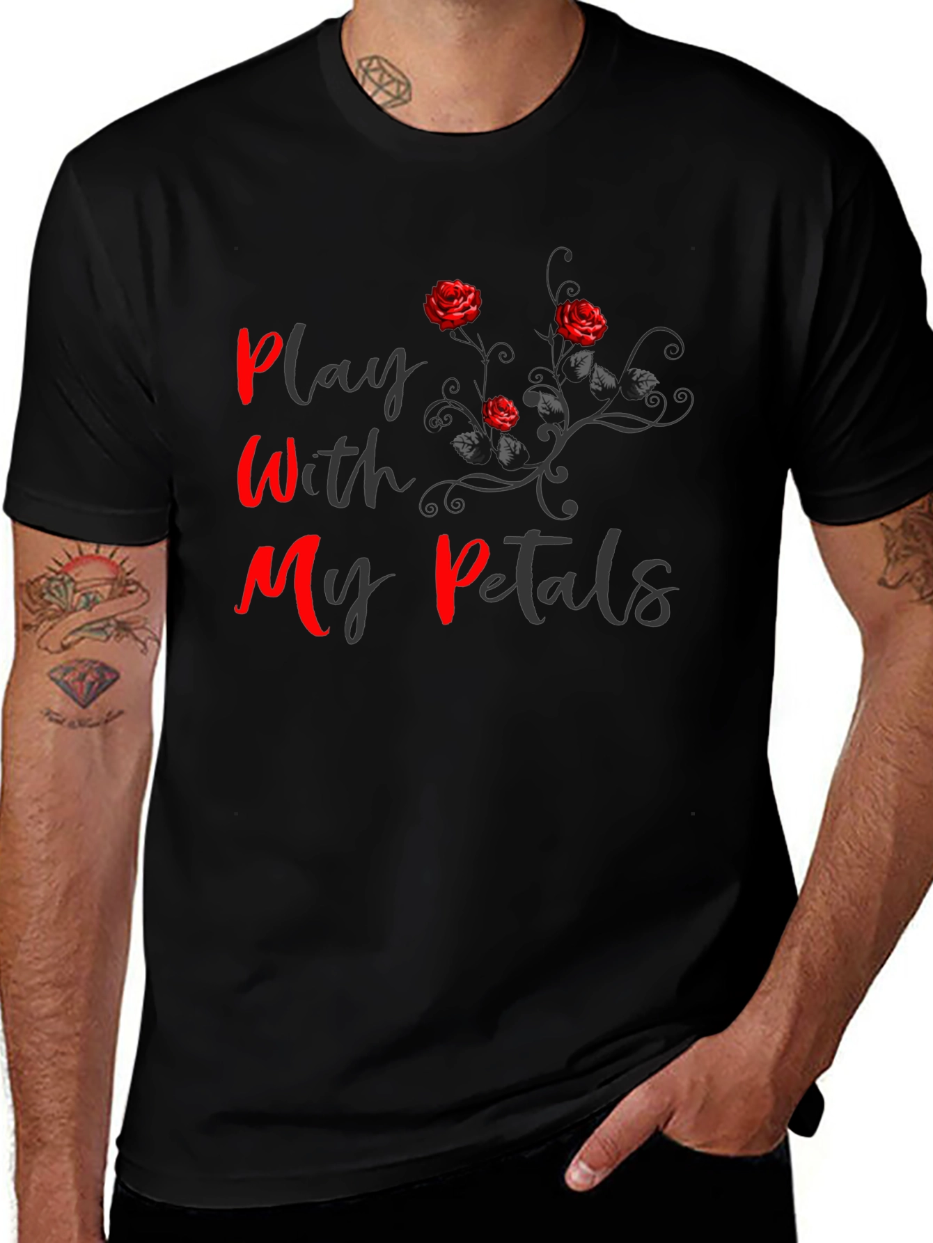 Play With My Petals Graphic Tee