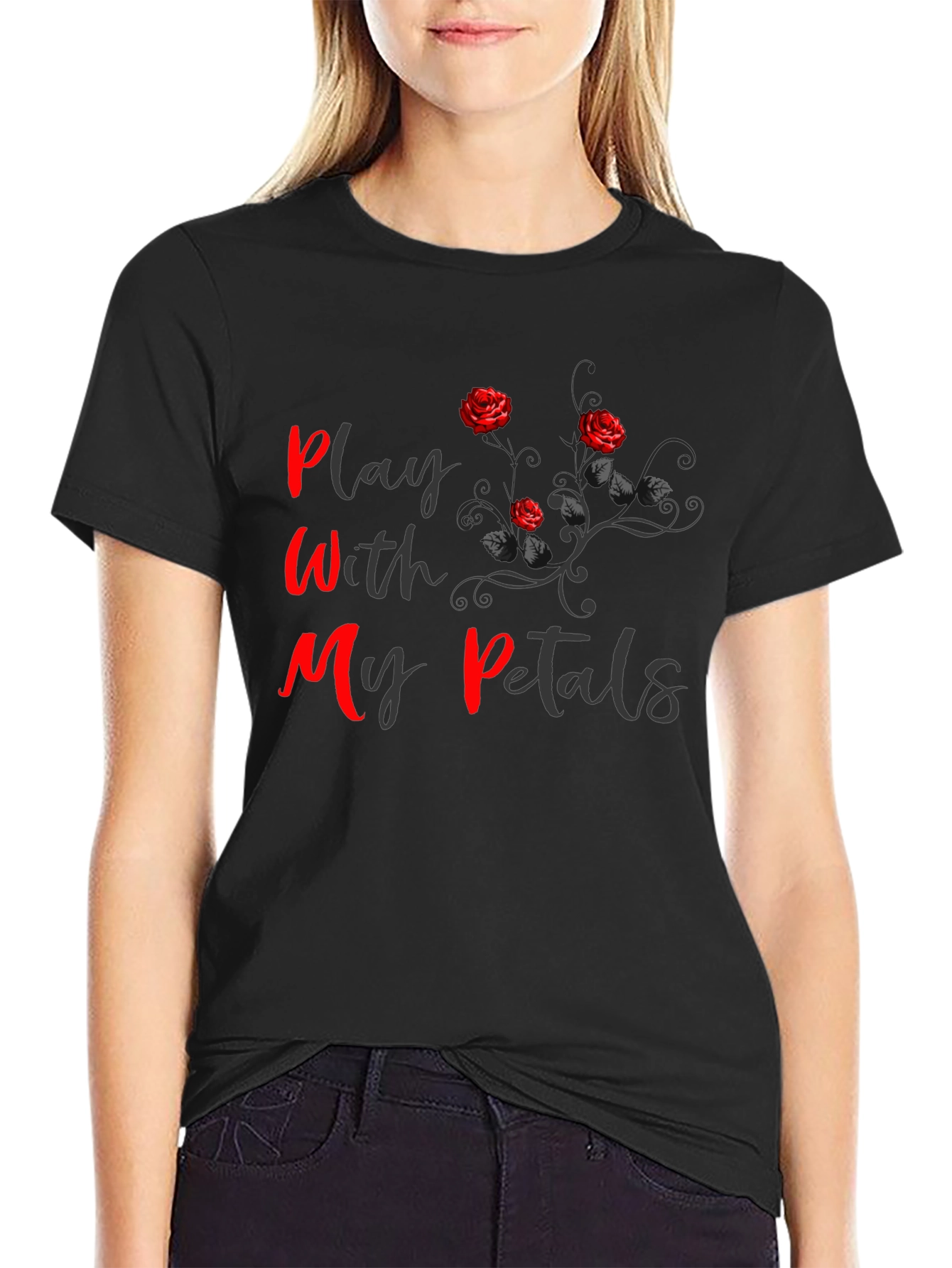 Play With My Petals Graphic Tee