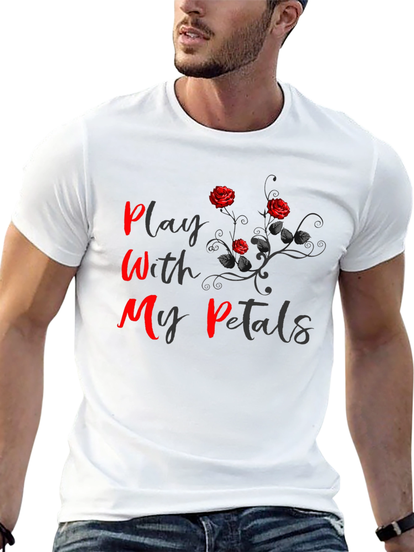 Play With My Petals Graphic Tee