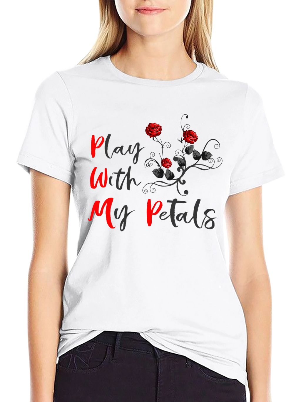 Play With My Petals Graphic Tee