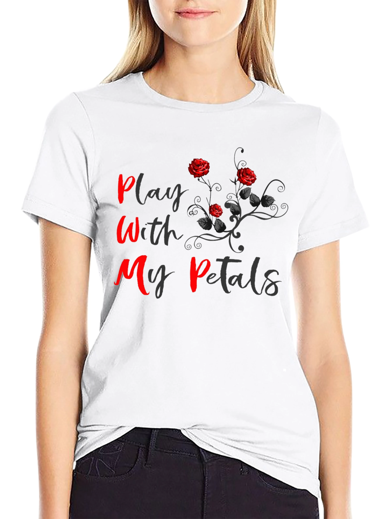 Play With My Petals Graphic Tee