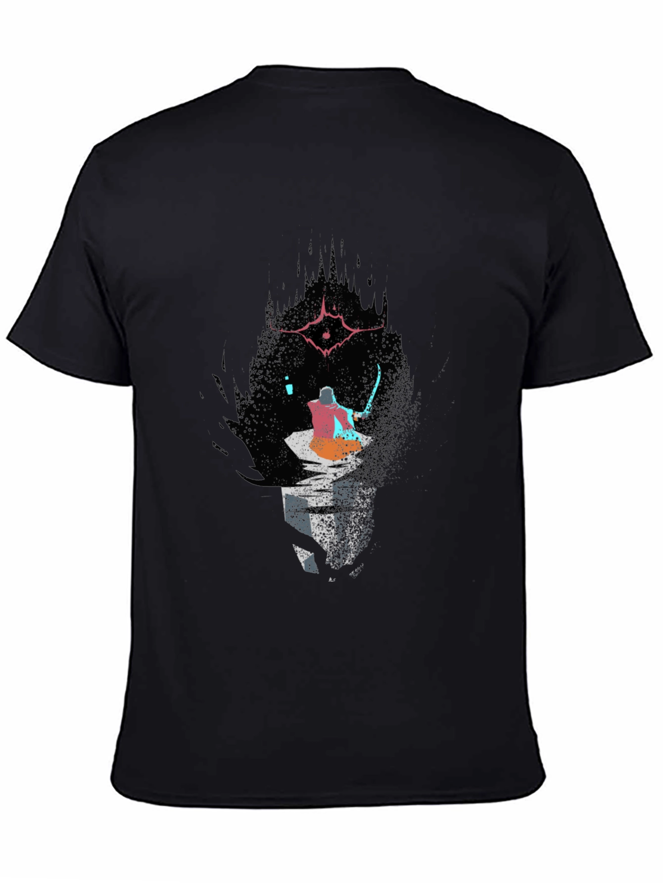 Dark Souls Inspired Graphic Tee - Black Cotton