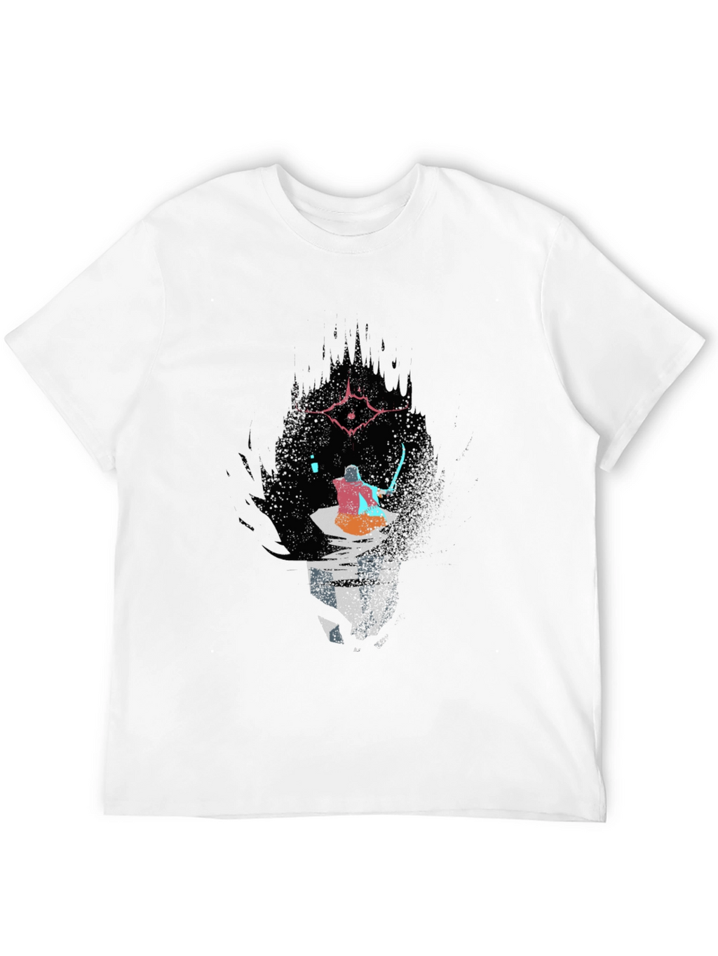 Dark Souls Inspired Graphic Tee - Black Cotton
