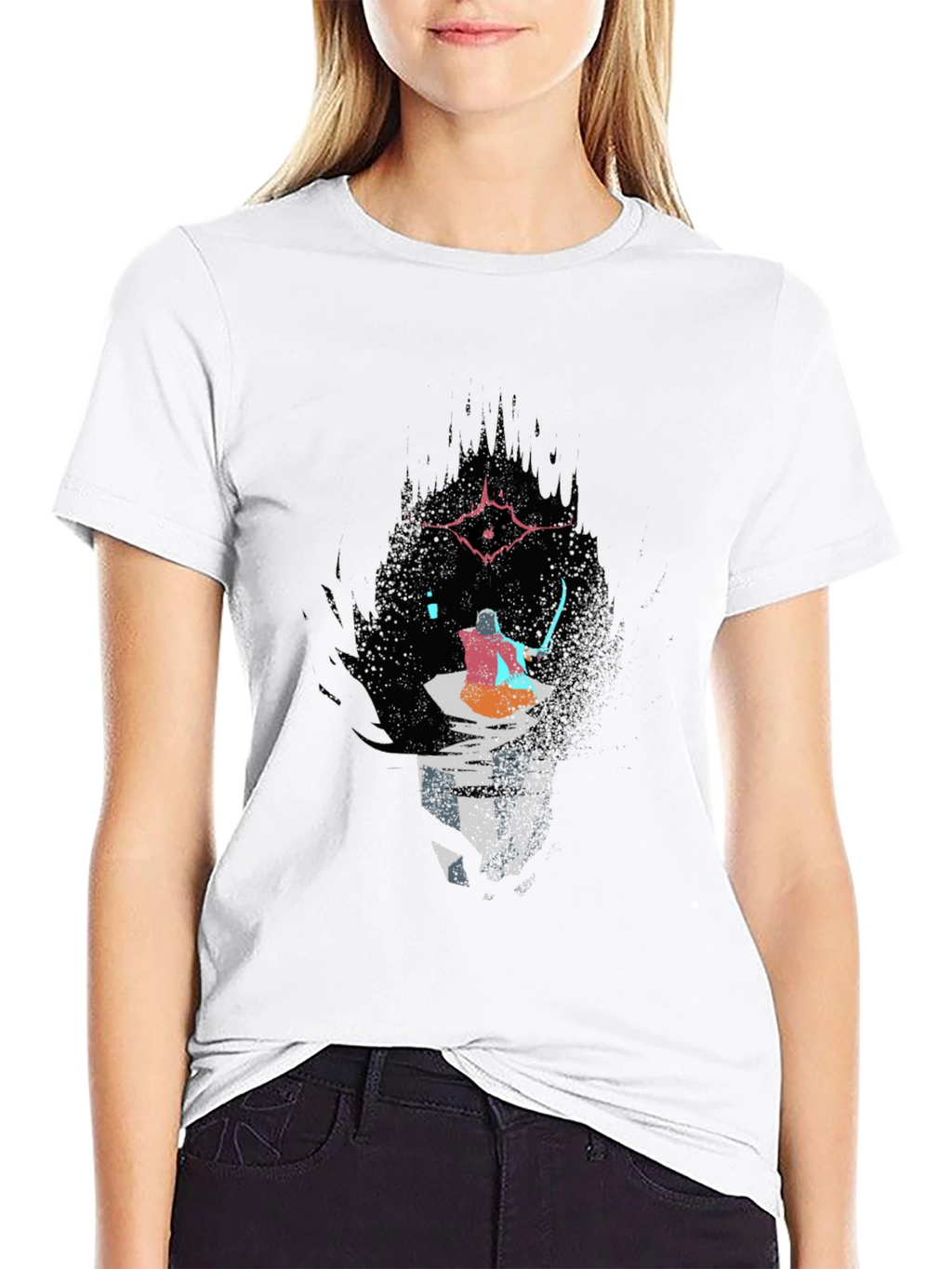 Dark Souls Inspired Graphic Tee - Black Cotton
