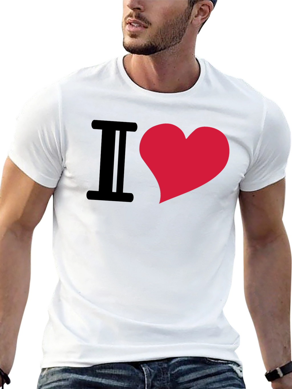I Heart Graphic Tee - Trendy & Comfortable