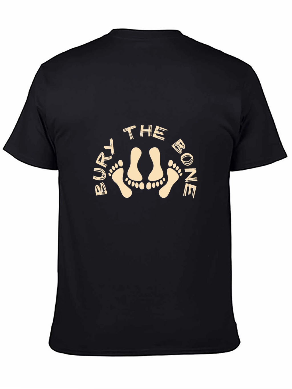 Bury The Bone Funny Graphic T-Shirt