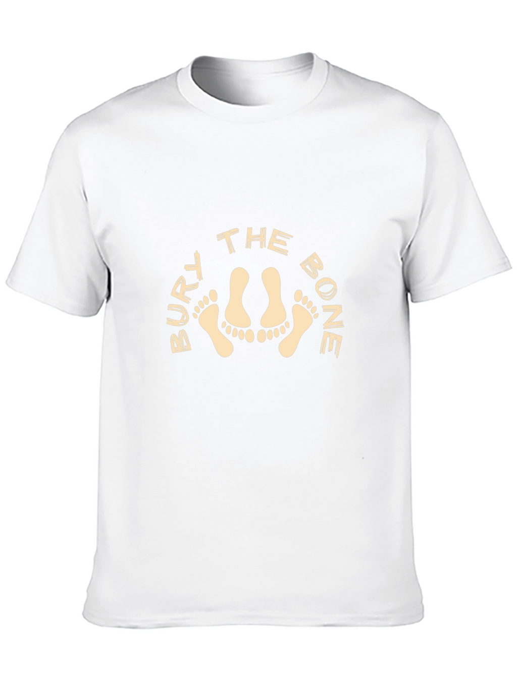 Bury The Bone Funny Graphic T-Shirt