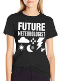 Future Meteorologist Graphic T-Shirt Weather Fan Tee